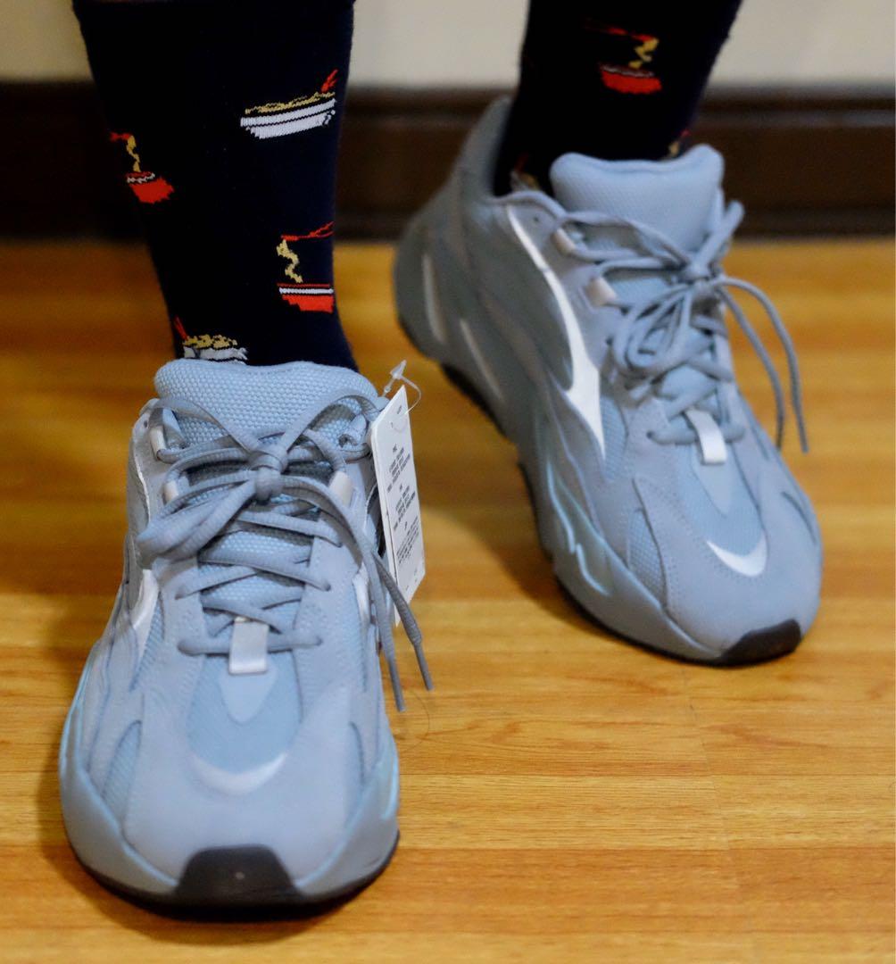 Yeezy 700 v2 hospital blue on feet deals