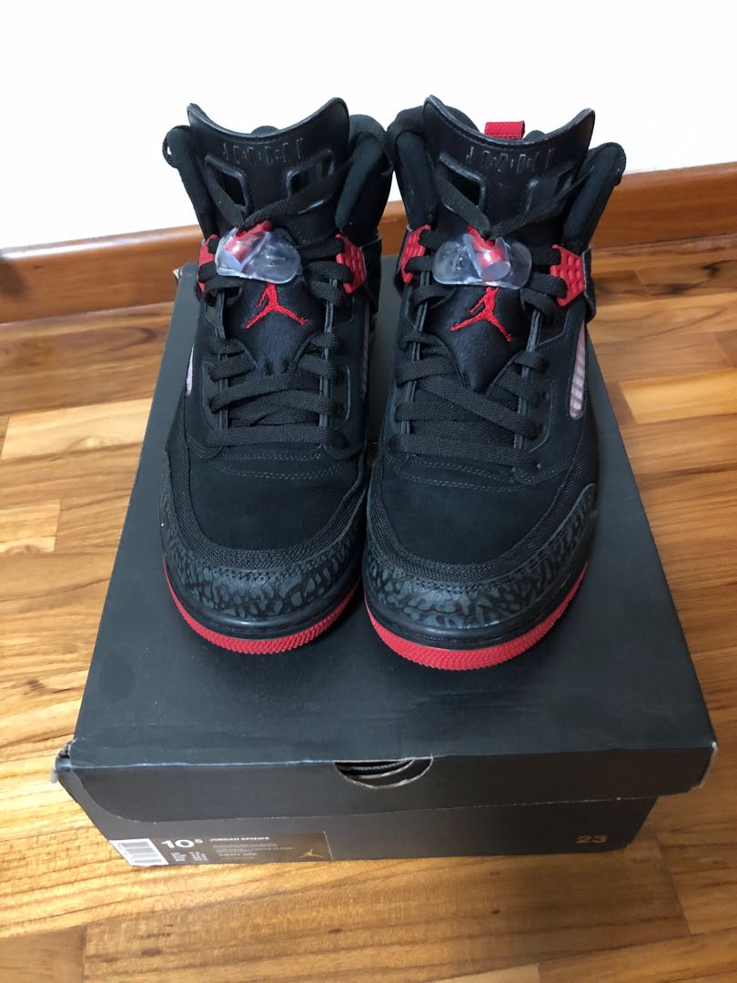Jordan spizike black gym red Clearance