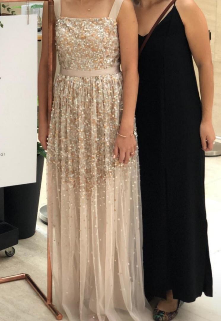 Amelia rose embellished ombre sequin maxi dress with cami strap in berry new arrivals