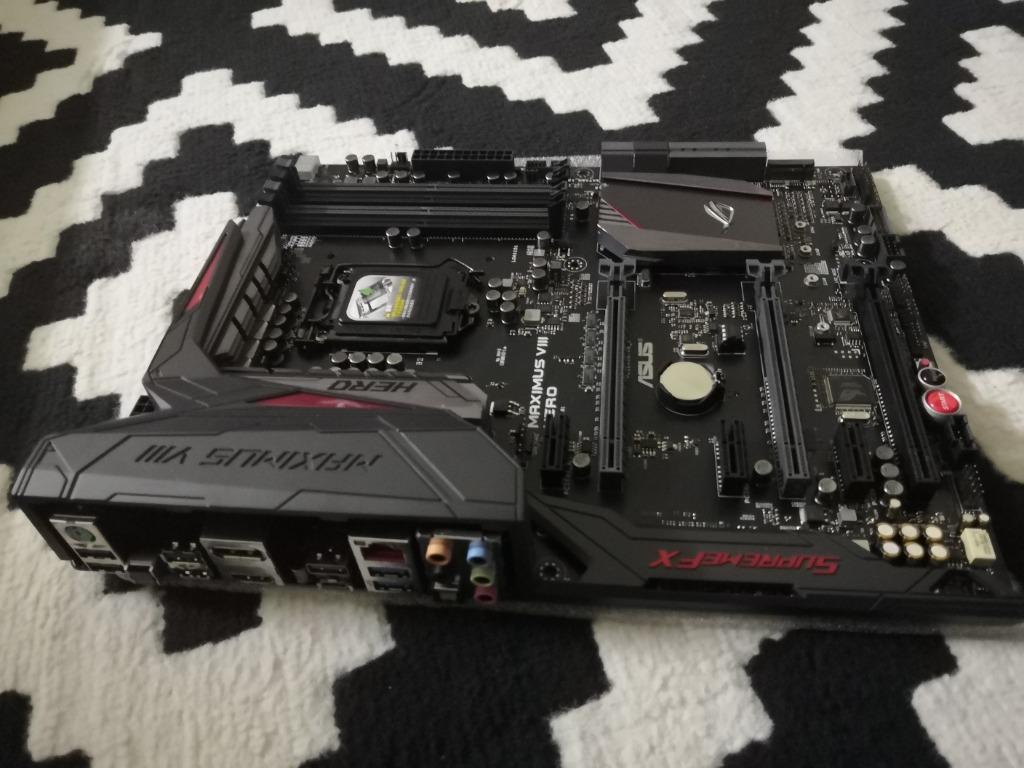 Asus Rog Maximus Viii Hero Electronics Computer Parts Accessories On Carousell