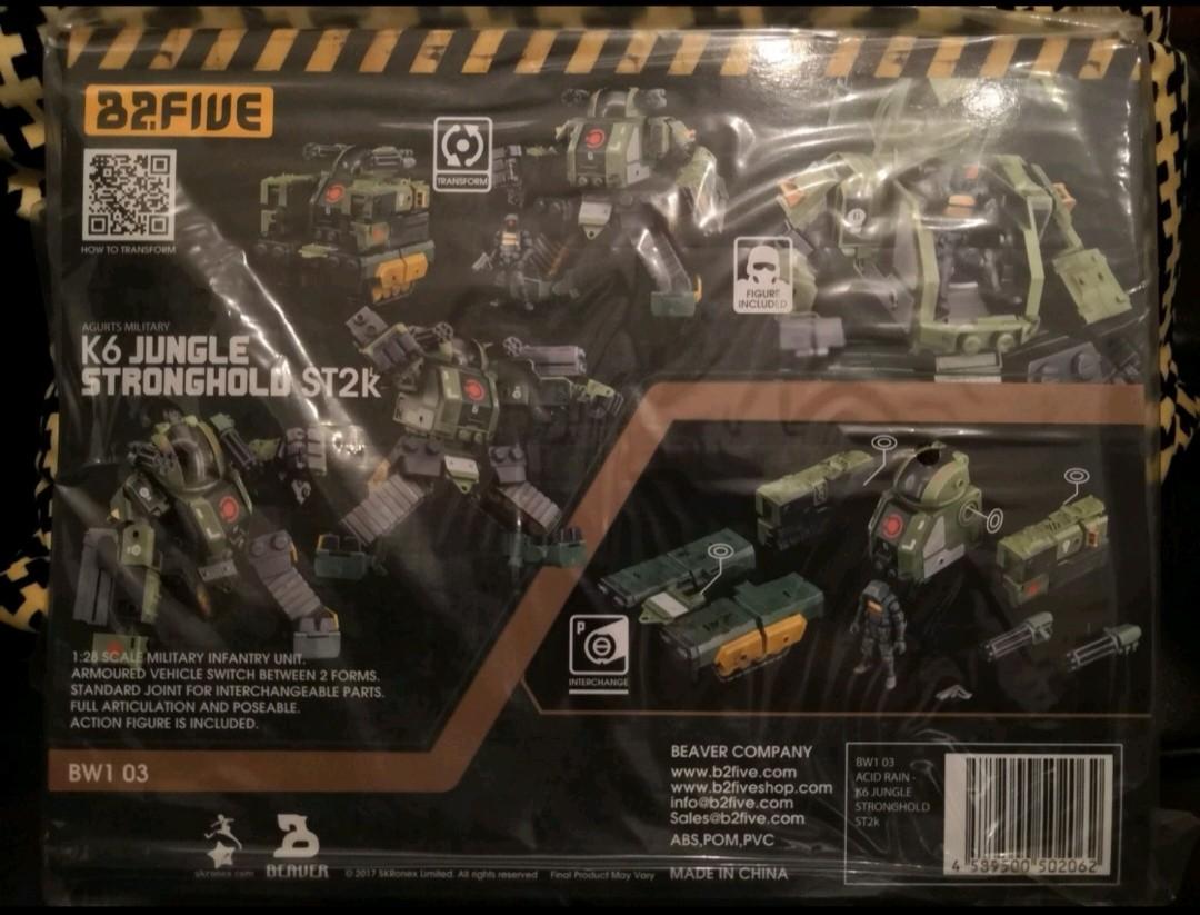 B2FIVE ACID RAIN 酸雨戰爭K6 JUNGLE STRONGHOLD ST2k 全新品現貨❎不