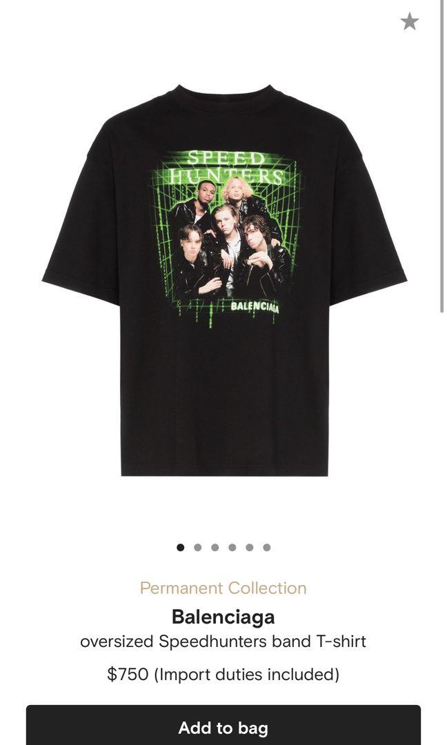 speedhunter t shirt balenciaga