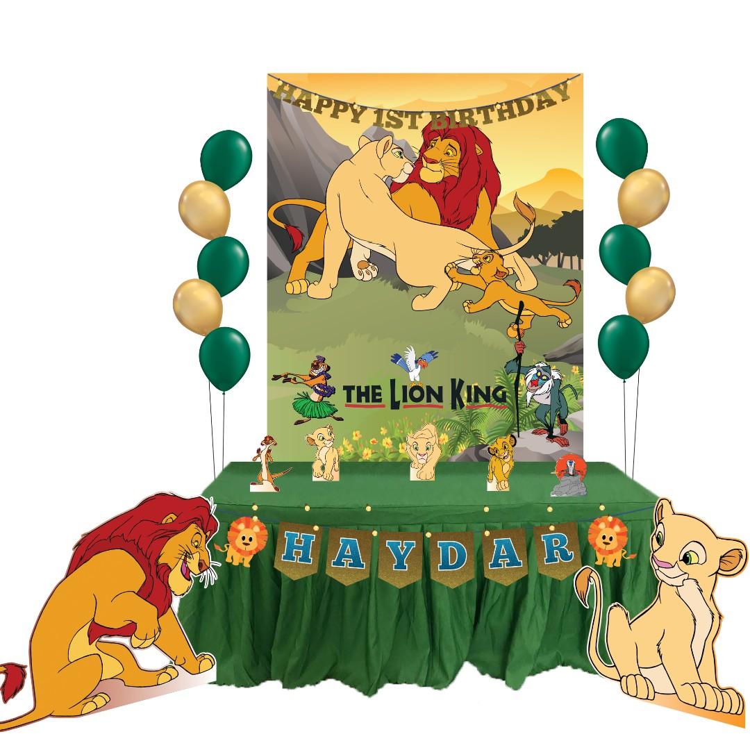 Birthday Party Decoration The Lion King Theme For Rent More Types