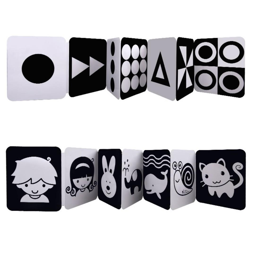 Black And White Flash Cards For Babies Babies Kids Toys Walkers On Carousell