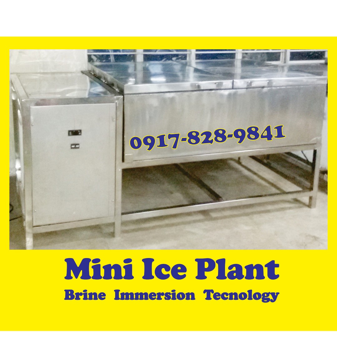 Block Ice Maker Mini Ice Plant Tube Ice Machine Freezer, TV & Home