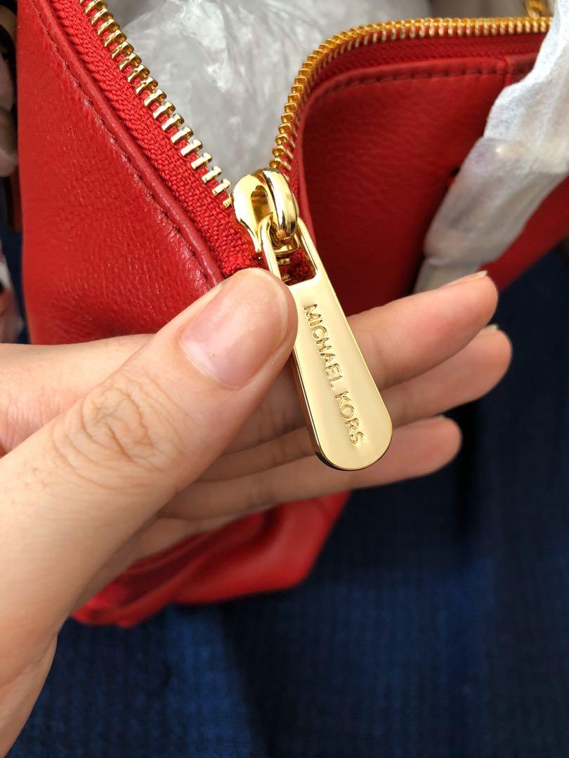 Michael kors jet set maroon on sale