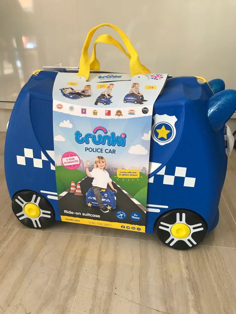 police brand suitcase