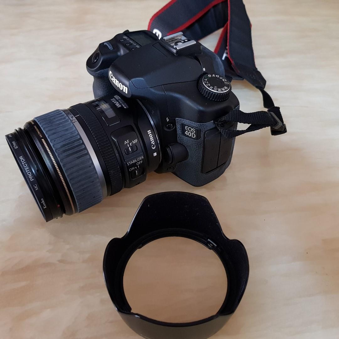 Canon DSLR 40D (Category: Cameras) located in San Juan City. Submitted by emmanuel_r (Listing ID 255759173, Image 2). Description: Canon DSLR 40D rarely used; with 2 SD Cards, battery, charger, lens shield. Free Lowepro backpack camera bag. .