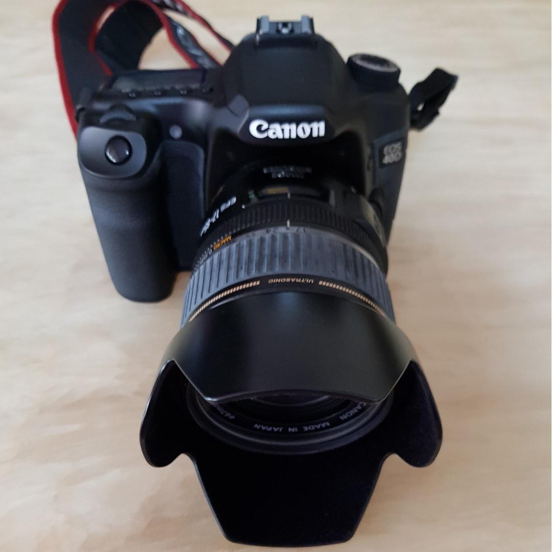Canon DSLR 40D (Category: Cameras) located in San Juan City. Submitted by emmanuel_r (Listing ID 255759173, Image 1). Description: Canon DSLR 40D rarely used; with 2 SD Cards, battery, charger, lens shield. Free Lowepro backpack camera bag. .