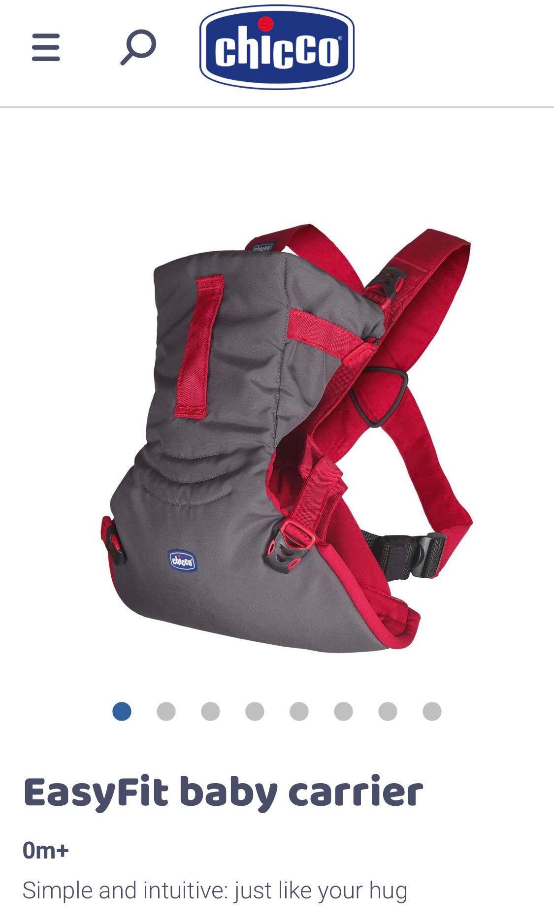 chicco easyfit baby carrier