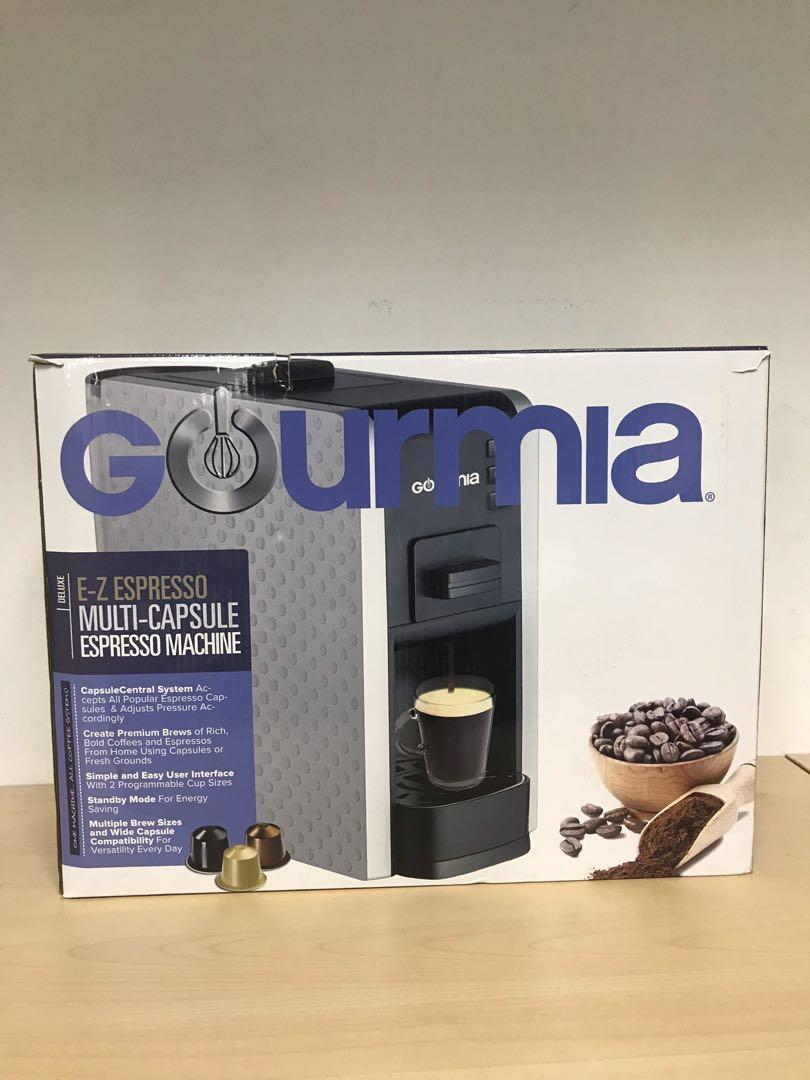 Coffee Machine, Gourmia GCM7000 Multi Capsule Espresso CoffeeMachine  Includes Pod Cartridges for Nespresso, Docle Gusto, K-Fee, Verismo by  Starbucks, Fresh Ground Espresso, Programmable Temperature
