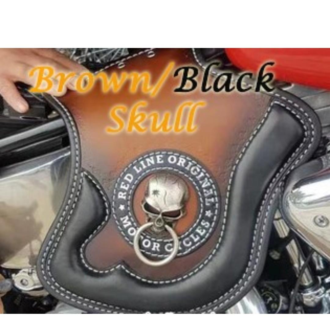 Custom Design Motorcycle Leather Heat Shield Motorcycles