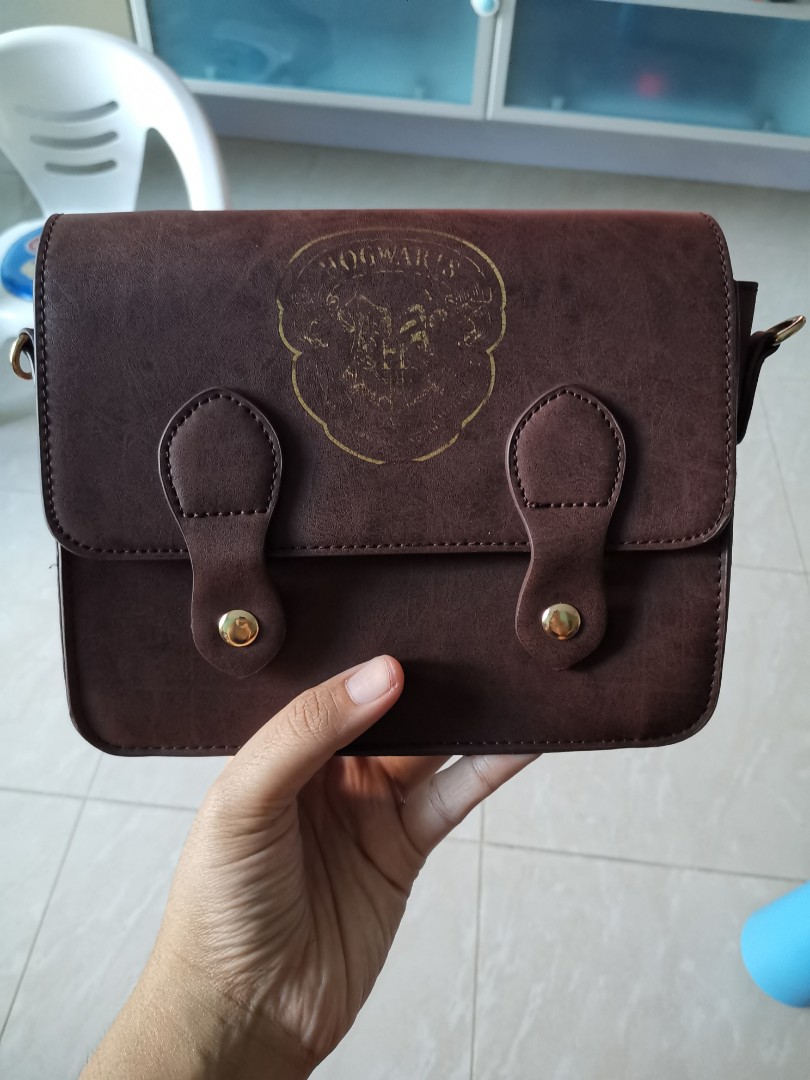 Hogwarts Harry Potter Brown Sling Bag TYPO Women s Fashion Bags Wallets Purses Pouches on Carousell