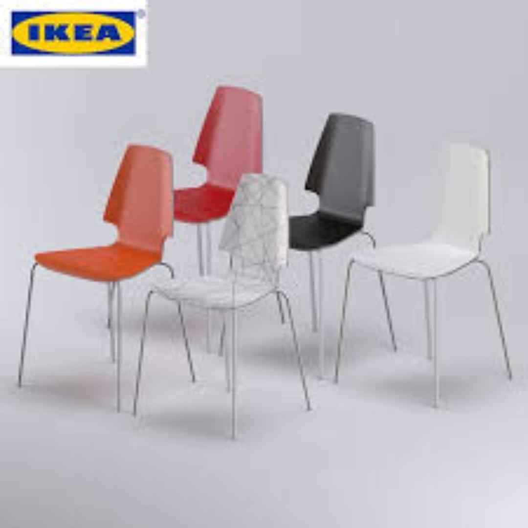 IKEA VILMAR Office Dining Chair total 2 Pieces Furniture