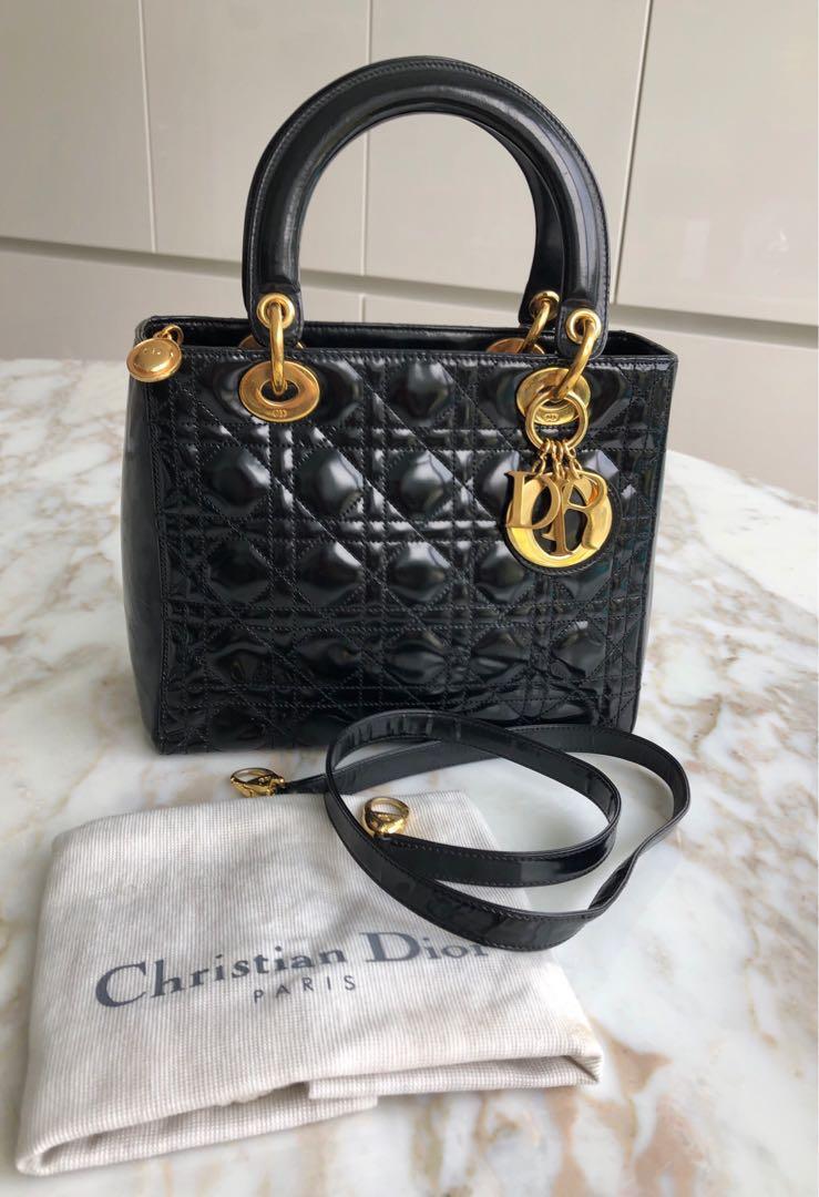 Lady Dior Bag Luxury Bags Wallets Handbags On Carousell