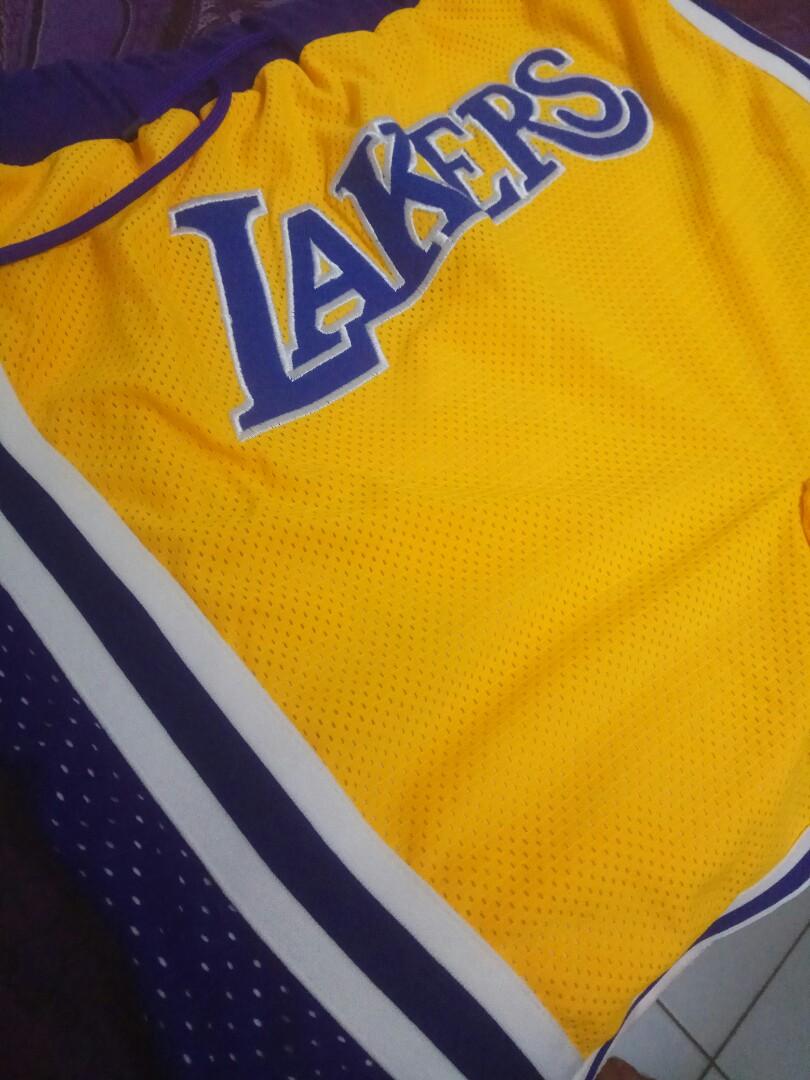 Lakers Lebron James shorts Just Don Men s Fashion Bottoms