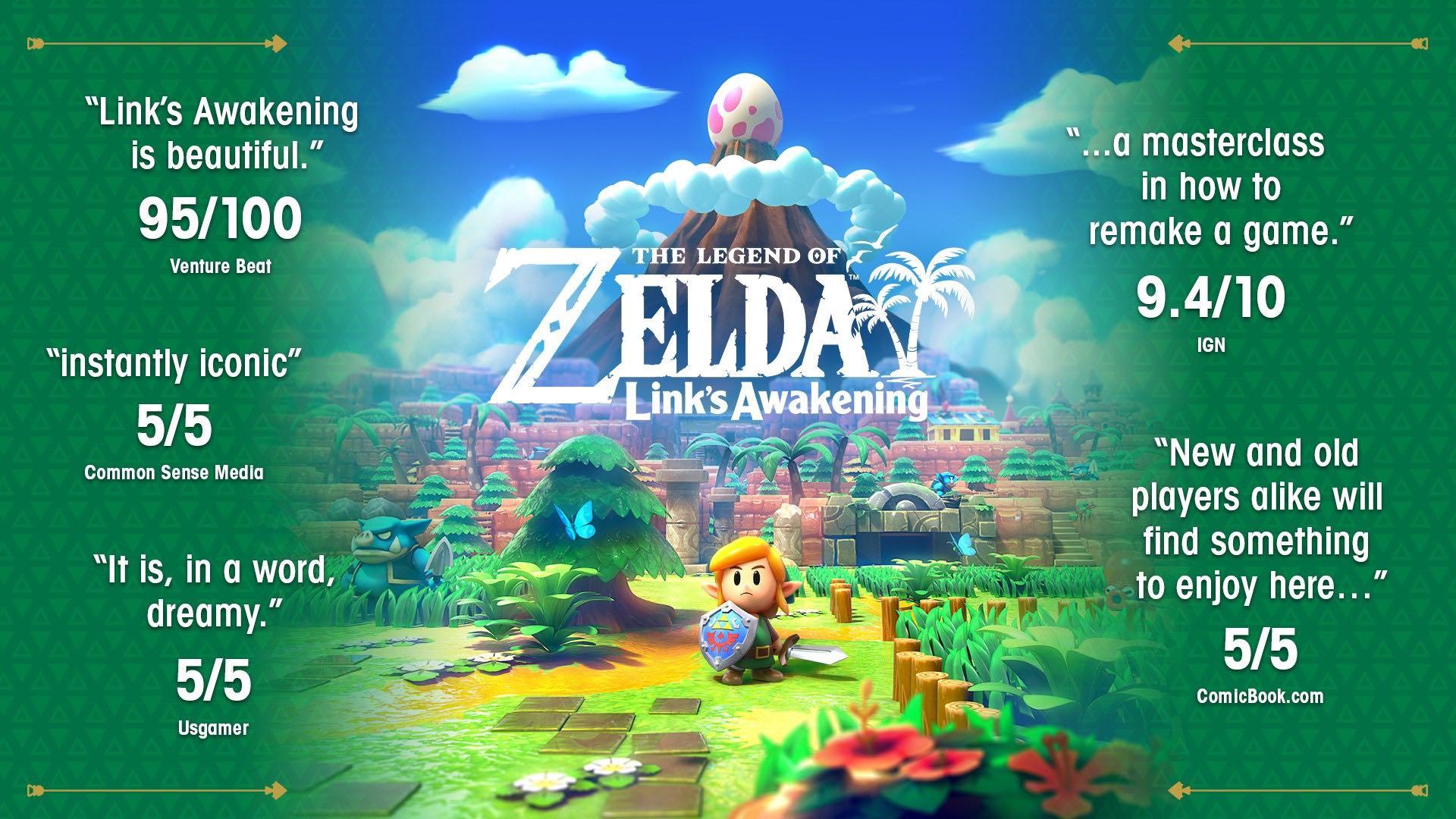 Legend of zelda Link Awakening (Nintendo switch), Video Gaming, Video