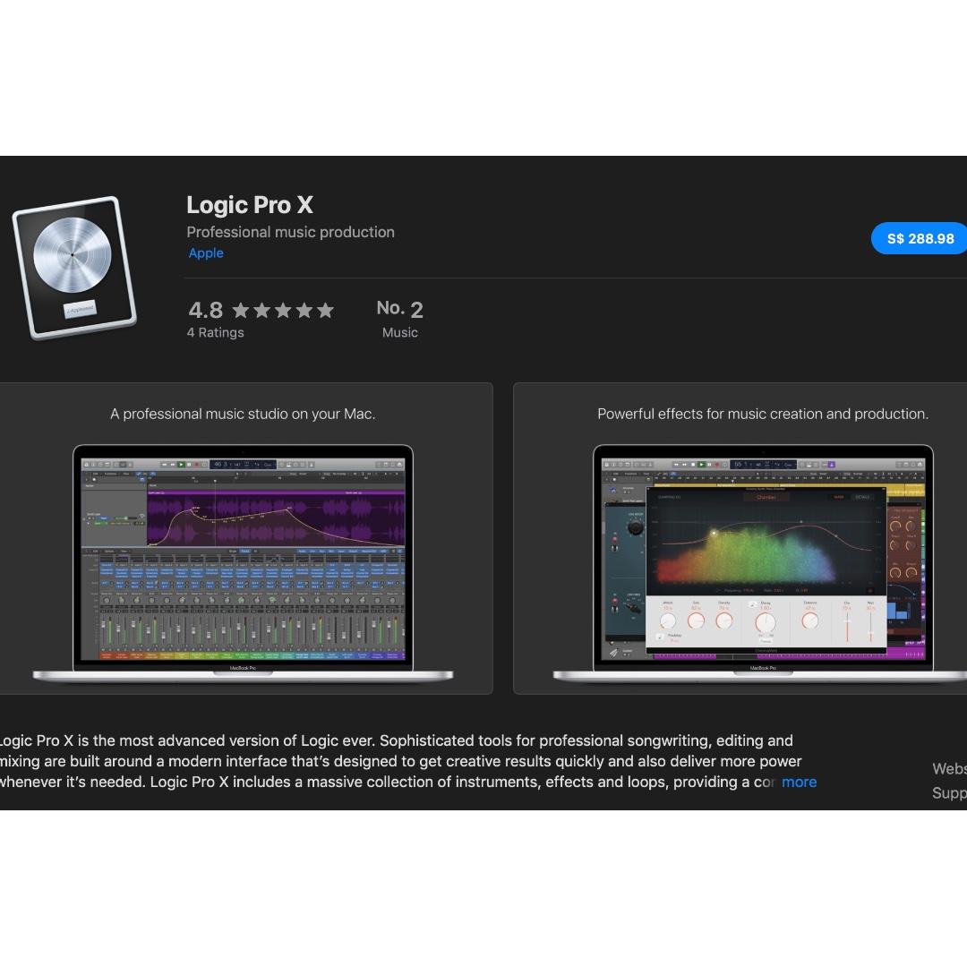 Logic Pro Mac App Store