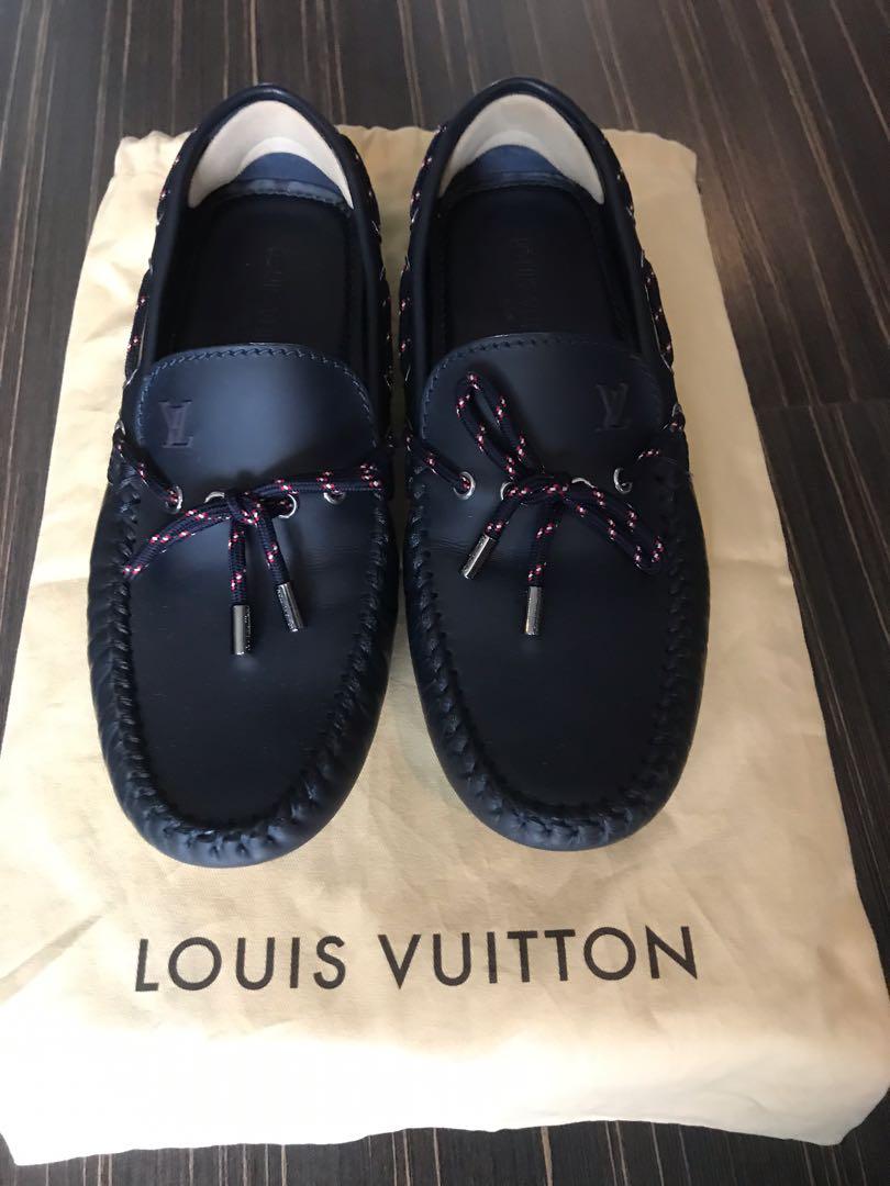 Louis Vuitton Arizona Moccasin Loafer On Feet 