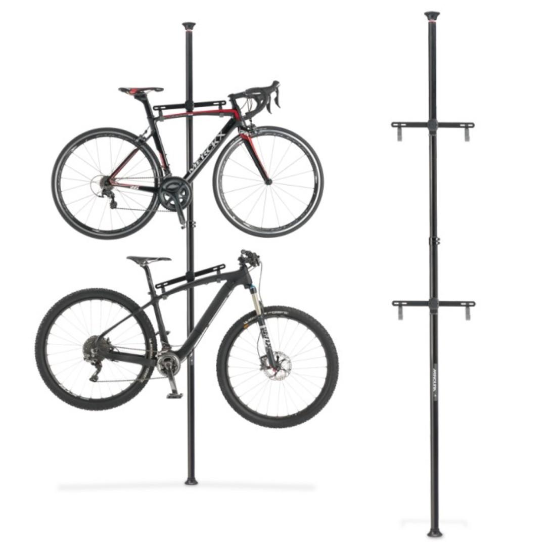 Minoura Bike Tower 15 Floor To Ceiling Storage Stand Bicycles Pmds Bicycles Road Bikes On Carousell
