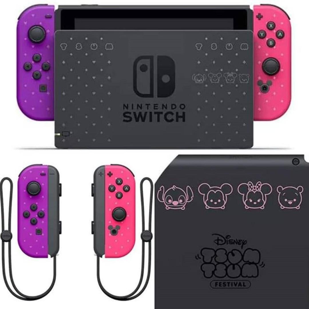 Brand New) Nintendo Switch Disney Tsum Tsum Festival Limited Edition  Console (Gen 2) + 1 Month In-House Warranty (Japan Model), Video Gaming,  Video Games, Nintendo on Carousell