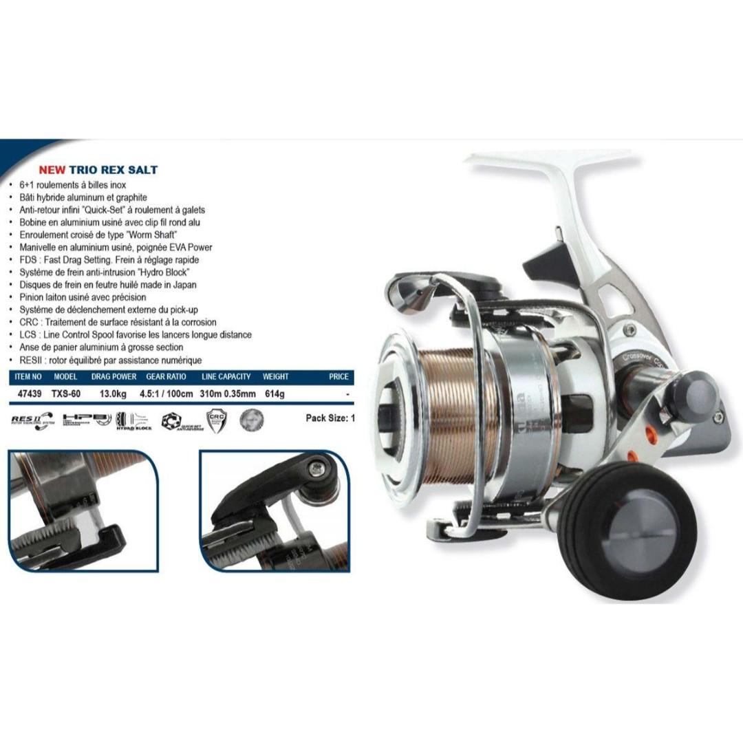 Okuma trio 30 fishing reel light tackle, Sports Equipment, Sports & Games,  Water Sports on Carousell