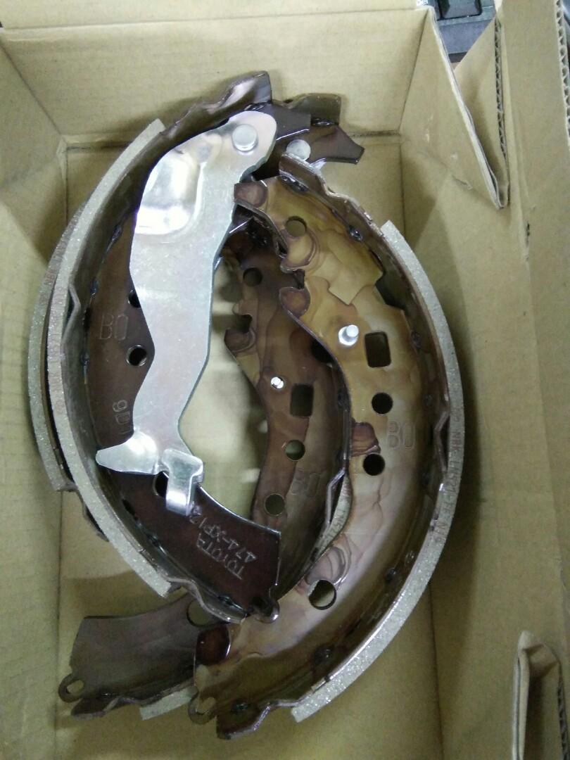[ORIGINAL] Alza New Model Rear Brake Shoe, Auto Accessories on Carousell