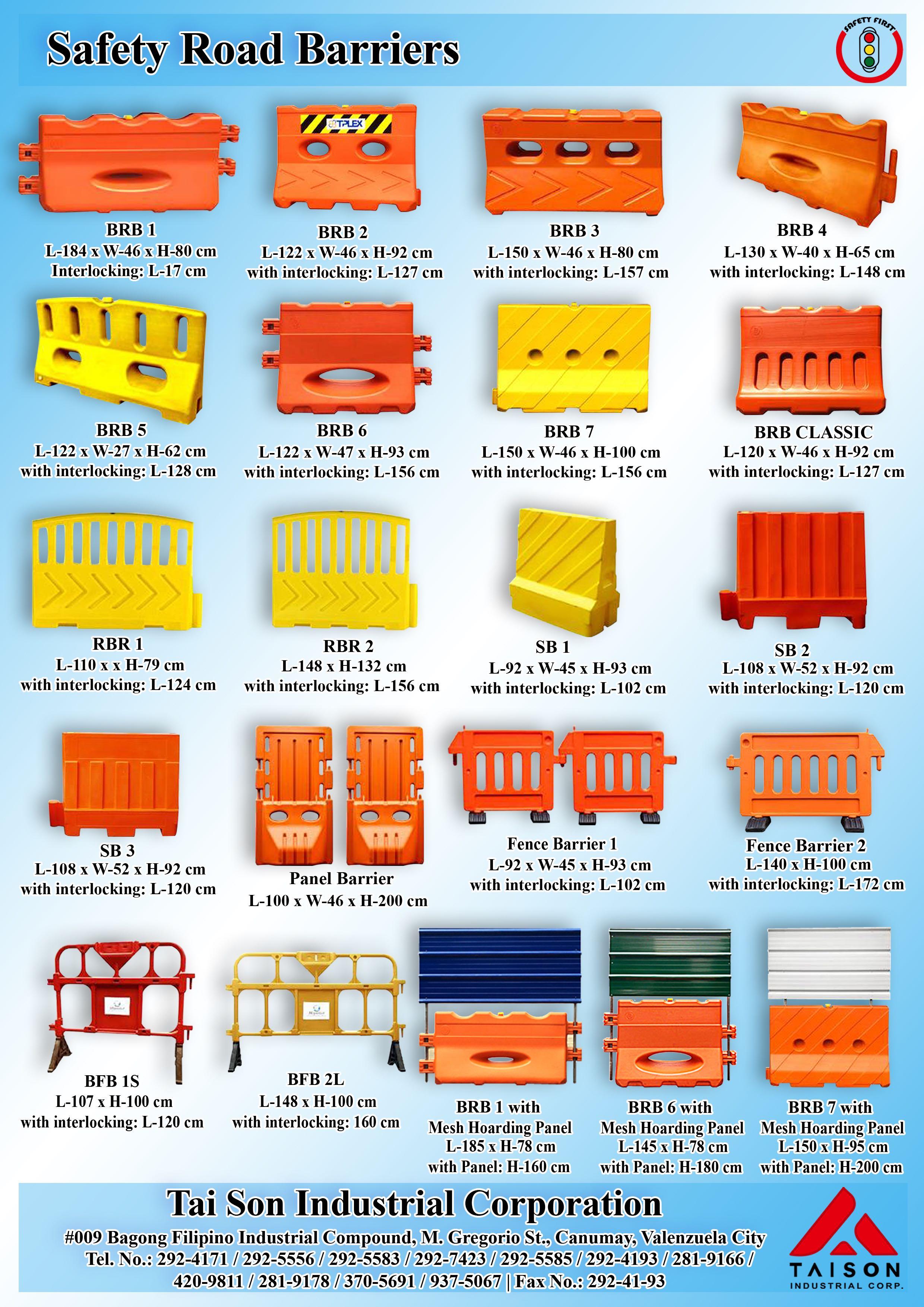 Plastic Road barrier manufacturer, Furniture & Home Living, Home