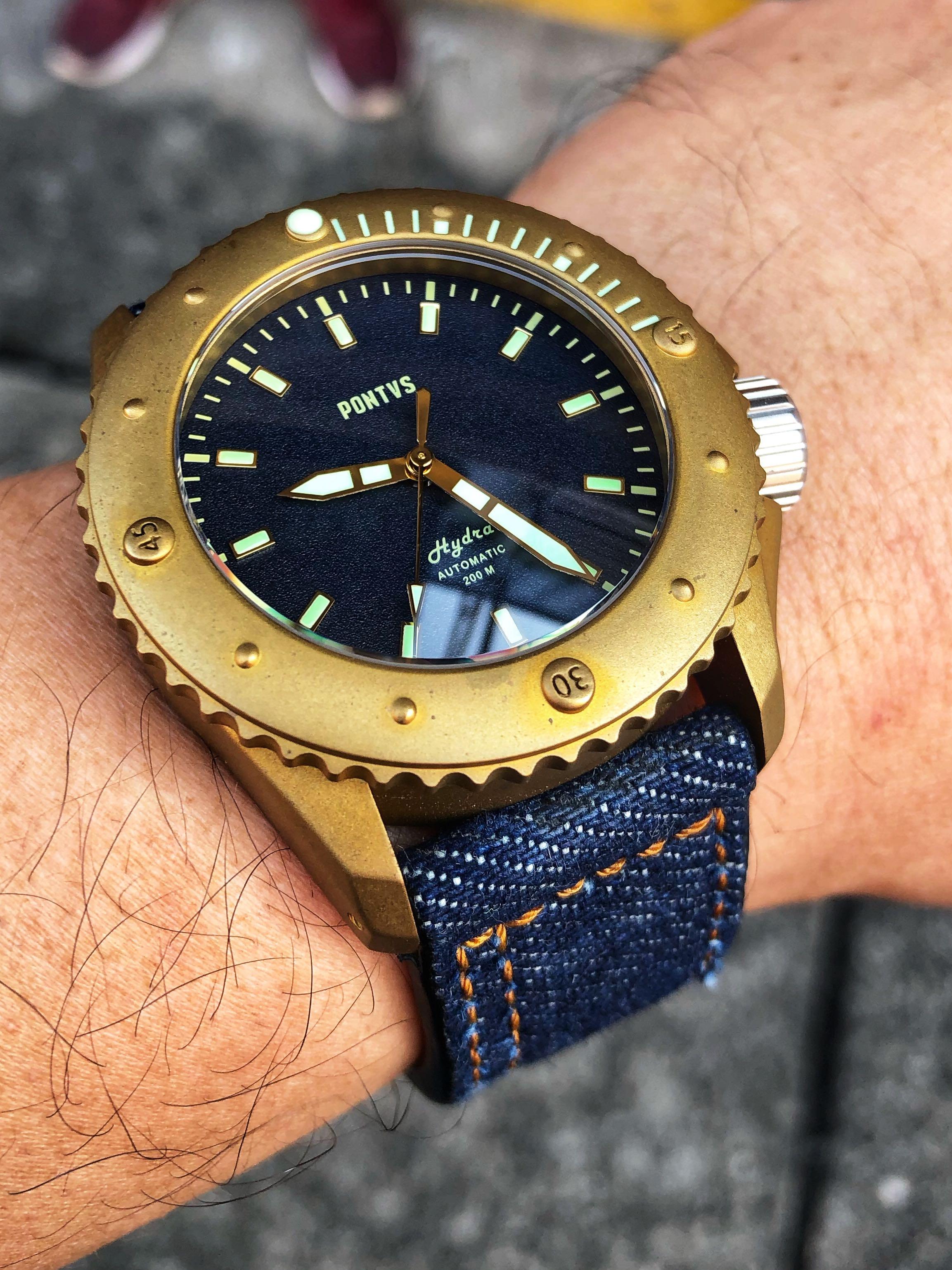 Brass dive watch discount