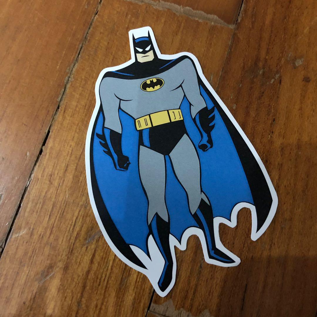 Pop Culture Luggage Laptop Misc Sticker Dc Comics Superheroes Batman Animated Series Bruce Timm Bruce Wayne Character Hobbies Toys Stationery Craft Art Prints On Carousell