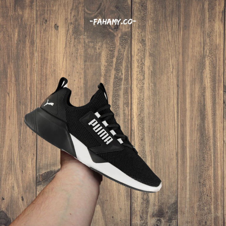 Puma training retaliate trainers in black cheap