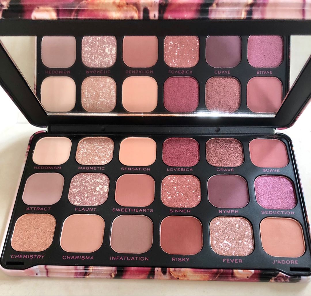 REVOLUTION Forever Flawless Allure Eyeshadow Palette, Beauty & Personal  Care, Face, Makeup on Carousell