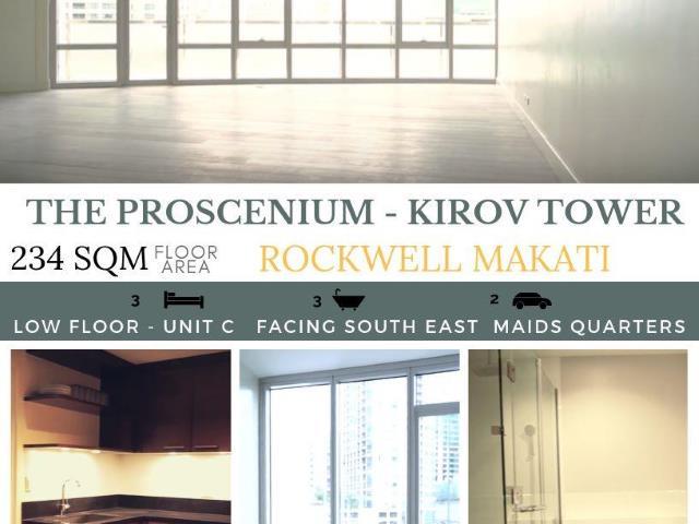 Rockwell Center Makati Proscenium Kirov Tower 3br Rfo On Carousell