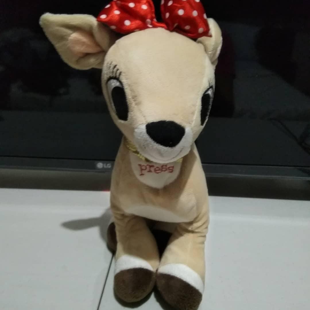 Christmas Car Reindeer Antlers Nose Plush Rudolf Reindeer Car Antler And Red Nose Set For The Holidays
