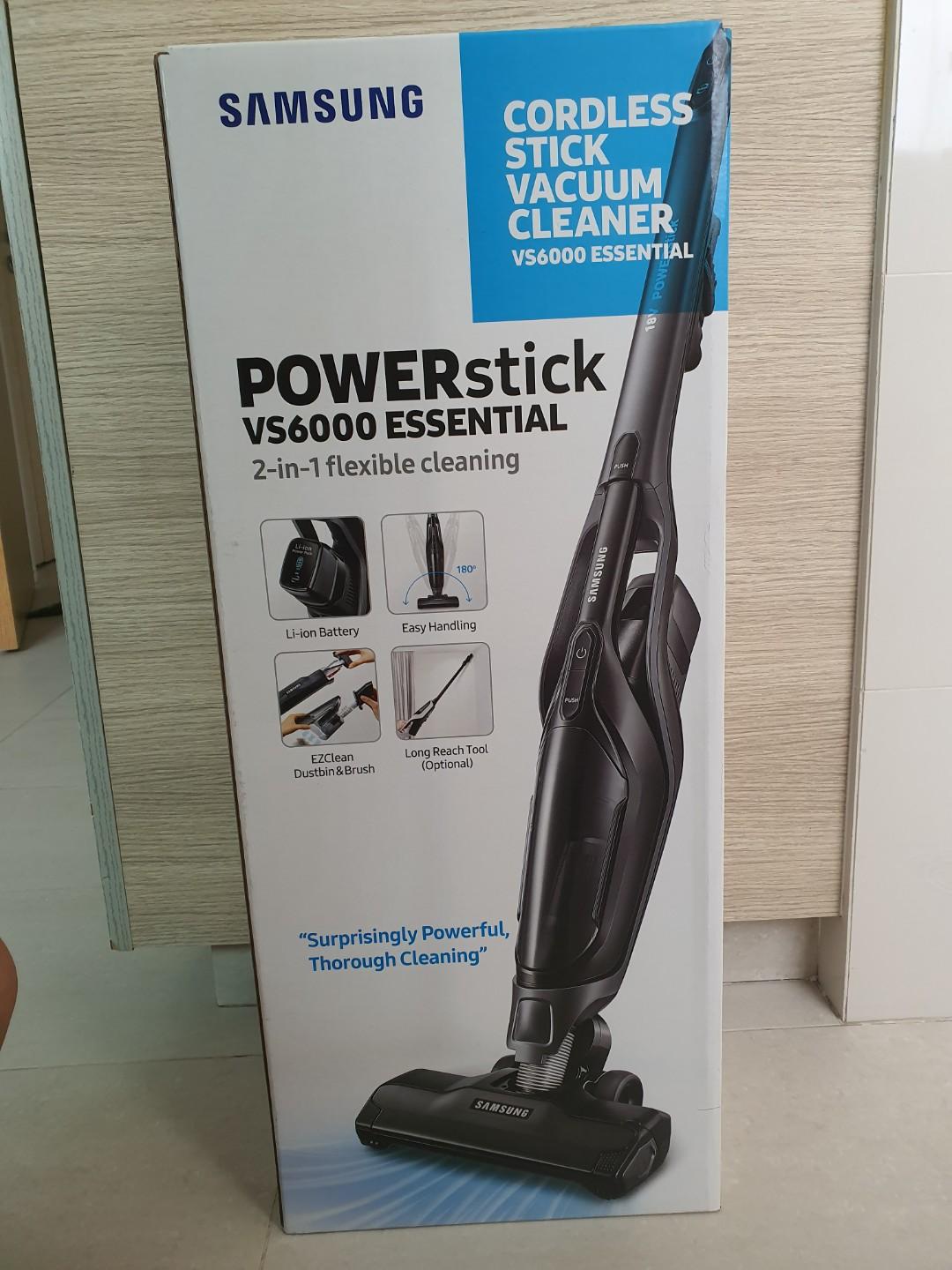 Samsung VS6000 Vacuum powerstick, TV & Home Appliances, Vacuum Cleaner