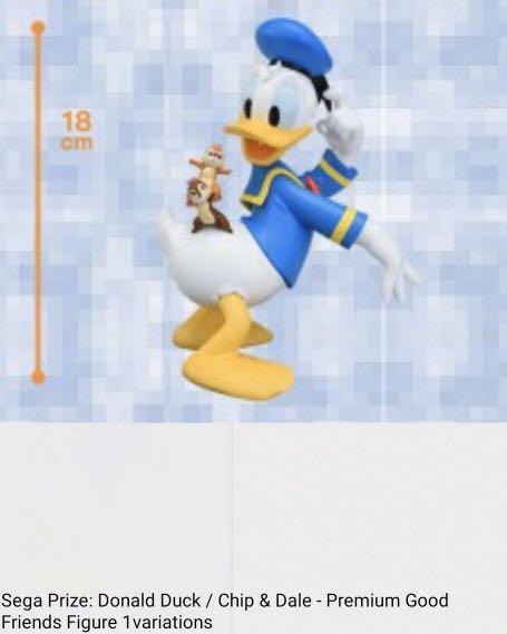 Disney Donald Duck Chip & Dale Premium Good Friends Figure 
