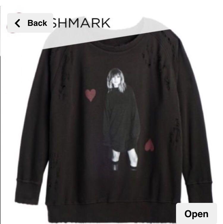 Taylor Swift Reputation Oversized Sweater Dress Women S Fashion