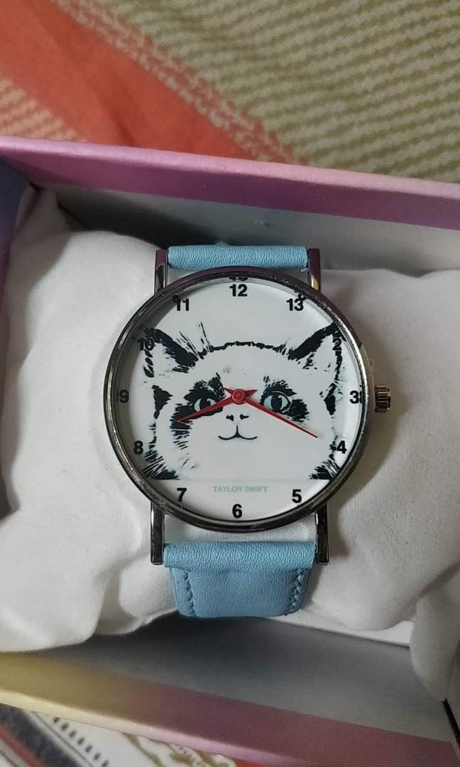 Taylor Swift Wristwatch With Cat Design Women S Fashion Watches