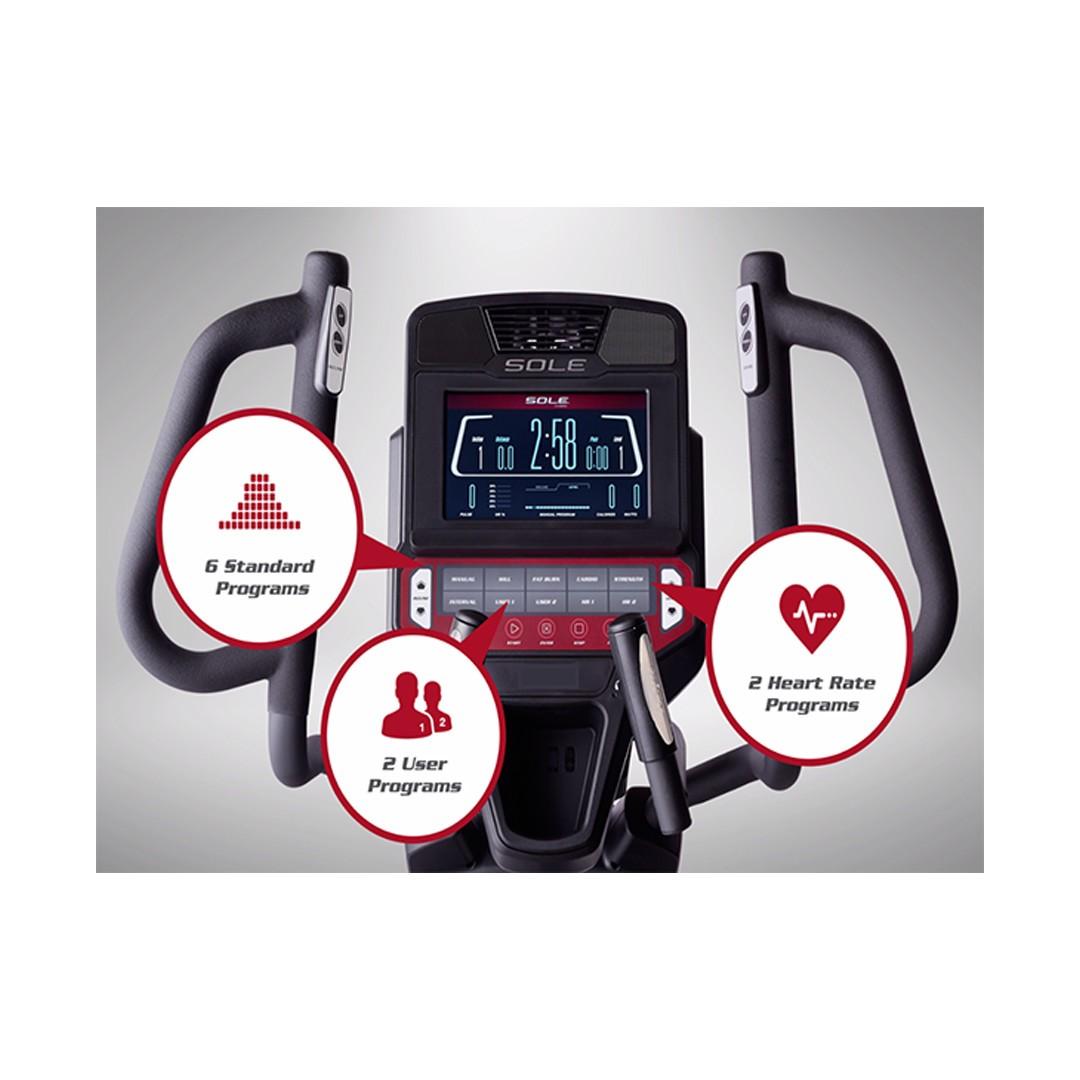 Underused Sole E95 Ultimate Elliptical Trainer for keeping fit and