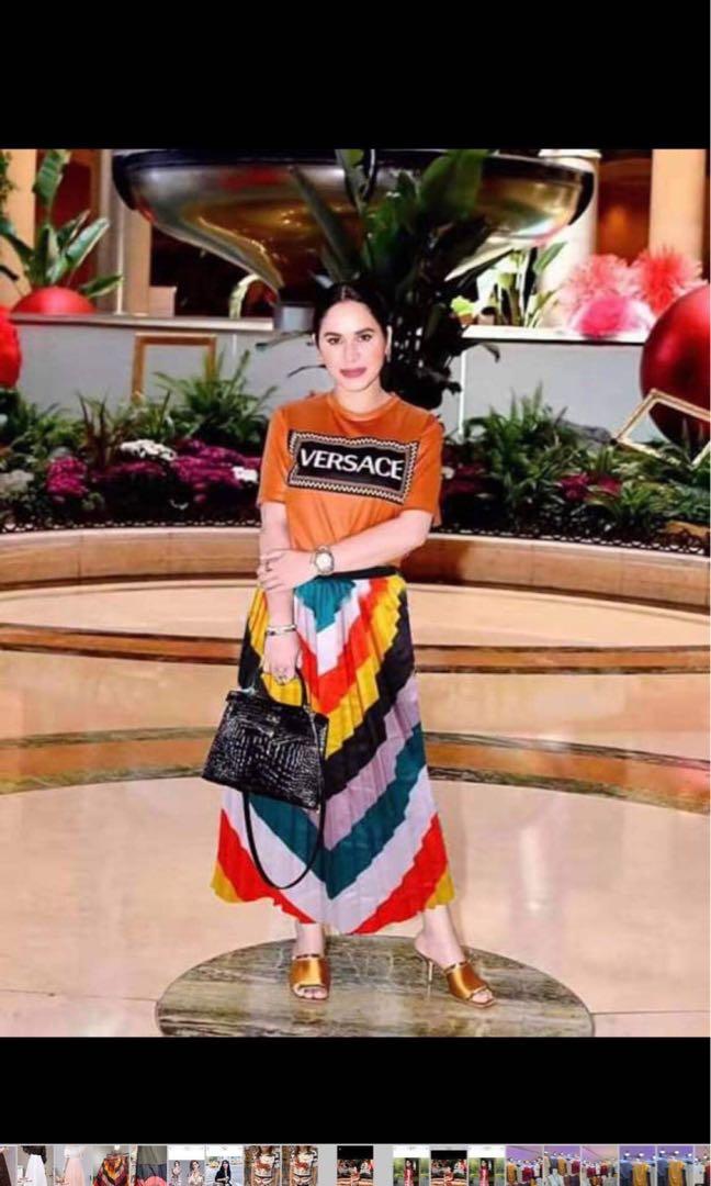 Jinkee Pacquiao Versace-inspired long dress, Women's Fashion, Dresses &  Sets, Dresses on Carousell