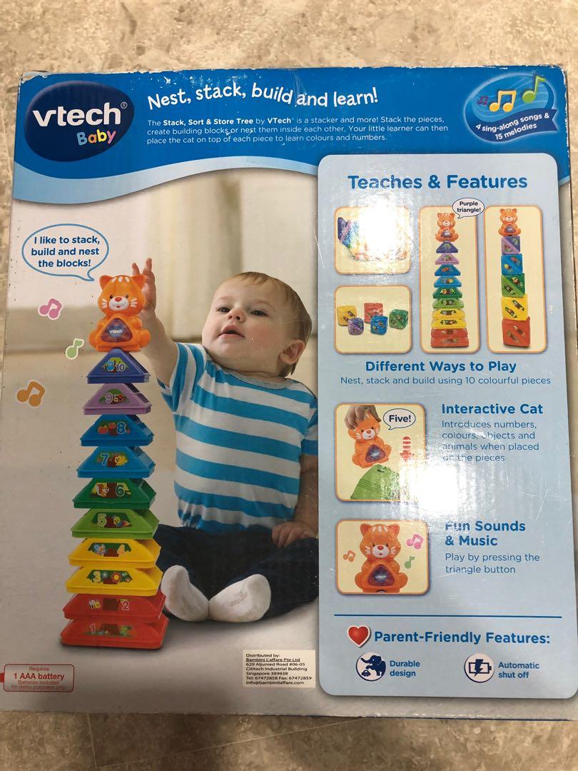 Vtech stack sort & store best sale tree