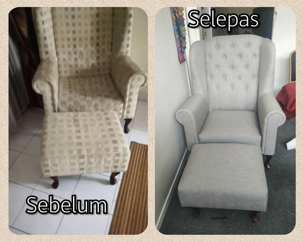 Wing Chair Repair, Furniture & Home Living, Furniture, Chairs on Carousell
