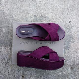 Charles & Keith Bludru Wedges