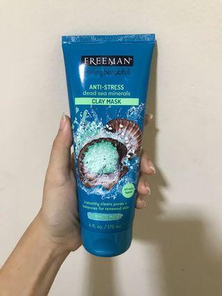 freeman anti stress dead sea minerals clay mask
