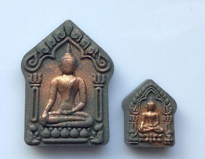 Phra Khun Paen Gaew Manichoke (Black) Silver takrut BE 2558