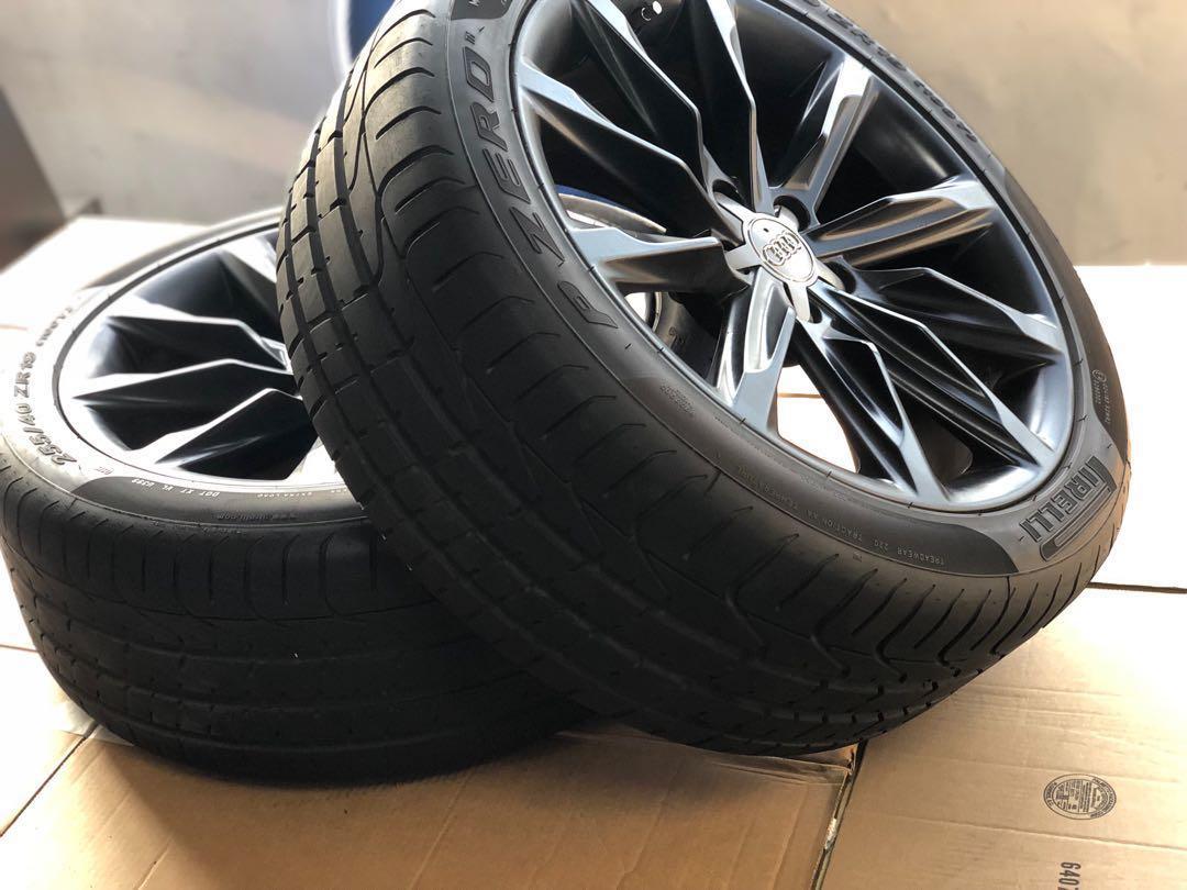 19 Rim With Pzero Pirelli 255 40 Zr19 Car Accessories Tyres Rims On Carousell