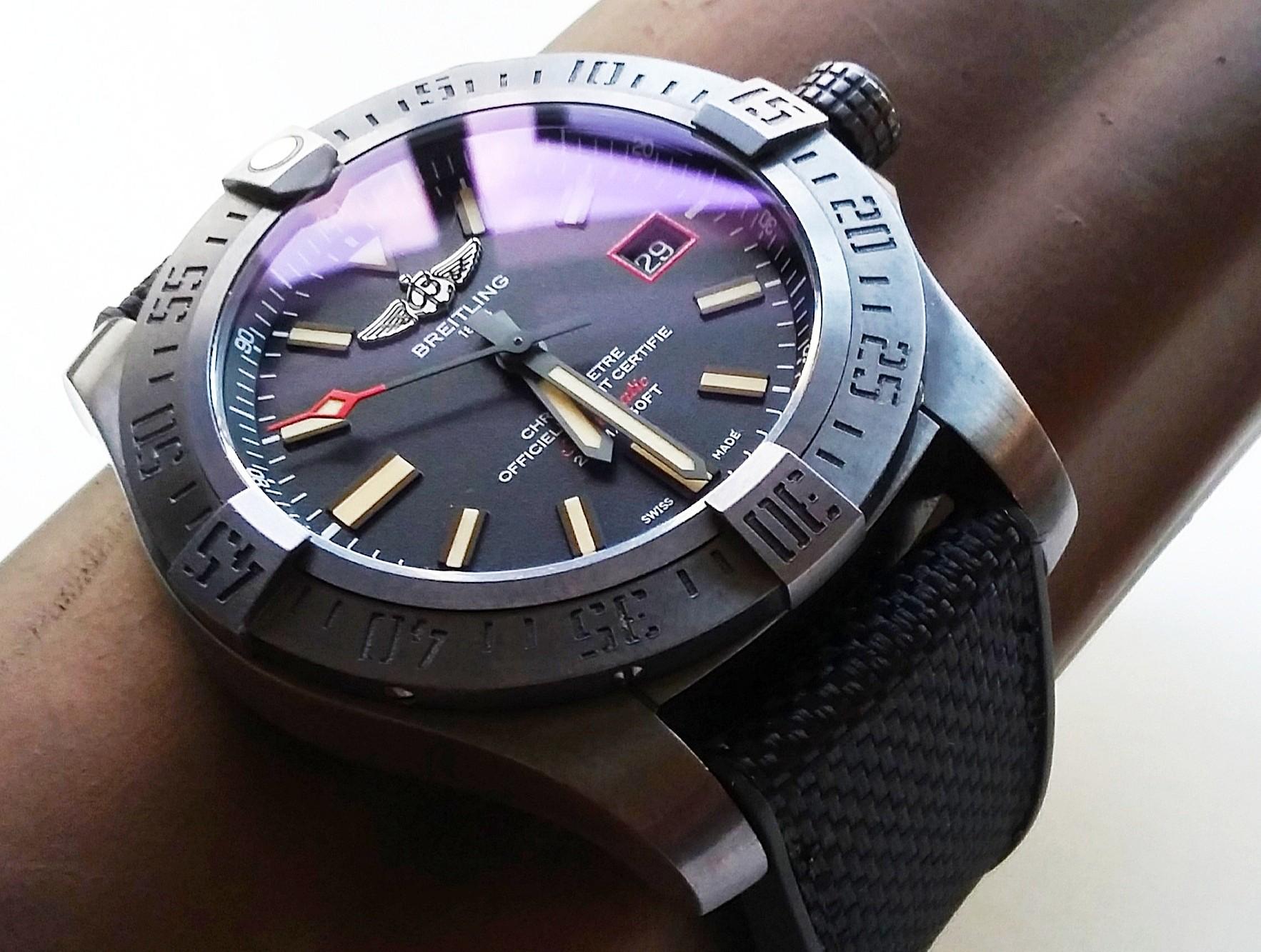 Breitling mesh rubber strap discount