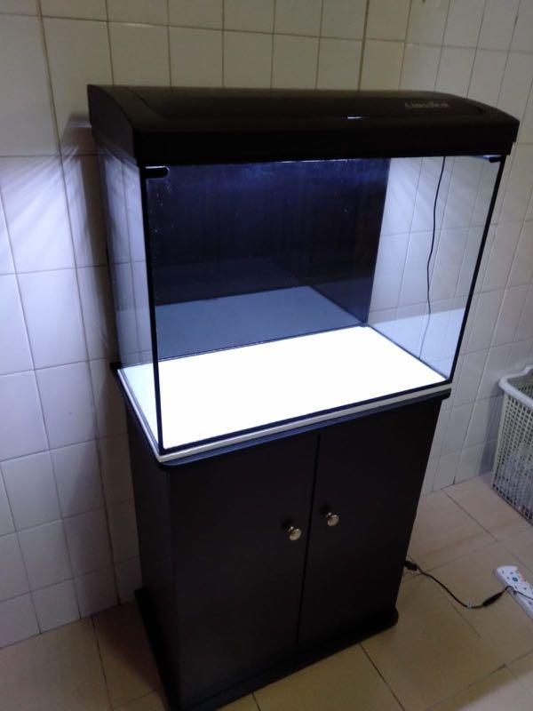 60cm X 45cm X 30cm 2 Feet Aquarium Tank With Cabinet Cover And Light Pet Supplies Homes Other Pet Accessories On Carousell
