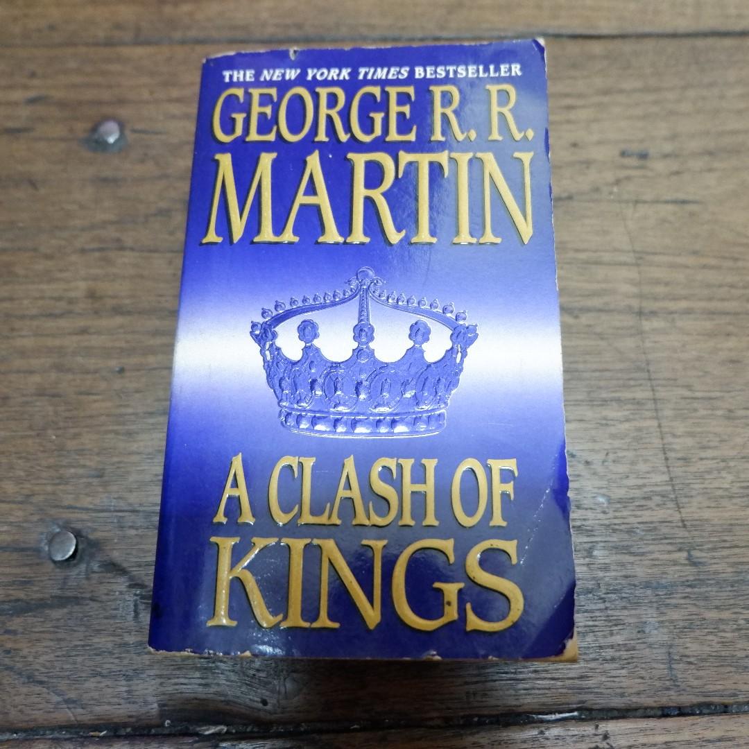 A Clash of Kings (Category: Storybooks) located in Manila. Submitted by eunrov (Listing ID 256061441, Image 1). Description: PRE-LOVED BOOKS FOR SALE! A little tattered and yellow but absolutely no missing pages! Selling my pre-loved books at low prices just so I can make space (and funds) for new ones. Mode of Payment: BDO, Palawan Express Shipping: Abest, Grab Express or Lalamove, meet-ups in Lucky Chinatown and UN LRT Station (Weekdays) Reason