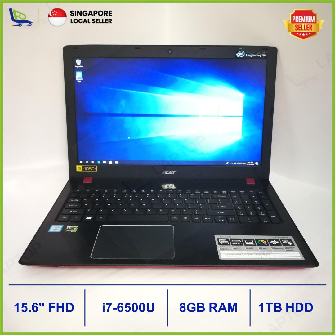 Acer Aspire E5 575g I7 6 8gb 1tb Premium Preowned Electronics Computers Laptops On Carousell
